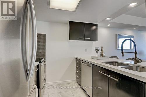 1908 - 38 Elm Street, Toronto, ON - Indoor Photo Showing Kitchen With Double Sink