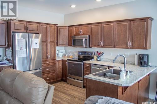 112N 1St Avenue N, St. Brieux, SK - Indoor Photo Showing Kitchen With Double Sink