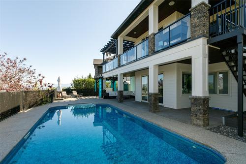 5330 Ptarmigan Street, Kelowna, BC - Outdoor With In Ground Pool