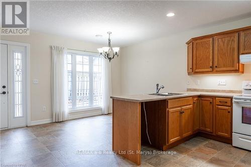 7 - 20 Huron Street N, St. Marys, ON - Indoor Photo Showing Kitchen With Double Sink