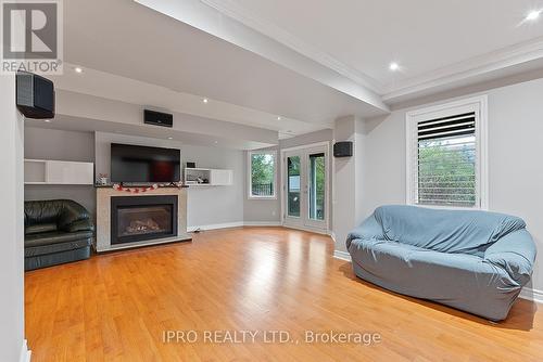 2227 Pheasant Lane, Oakville, ON - Indoor Photo Showing Living Room With Fireplace