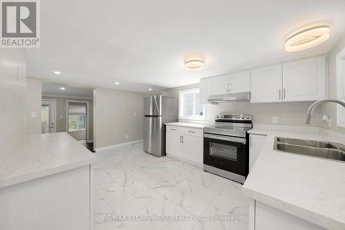 45 Mountain Street, Grimsby, ON - Indoor Photo Showing Kitchen With Double Sink