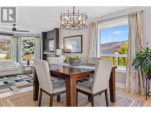 2663 Paula Road, West Kelowna, BC - Indoor Photo Showing Dining Room