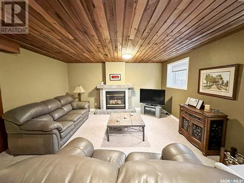 234 Burke Crescent, Swift Current, SK - Indoor Photo Showing Living Room With Fireplace