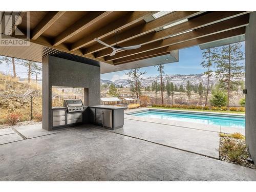 1297 Jack Smith Road, Kelowna, BC - Outdoor With In Ground Pool With Deck Patio Veranda