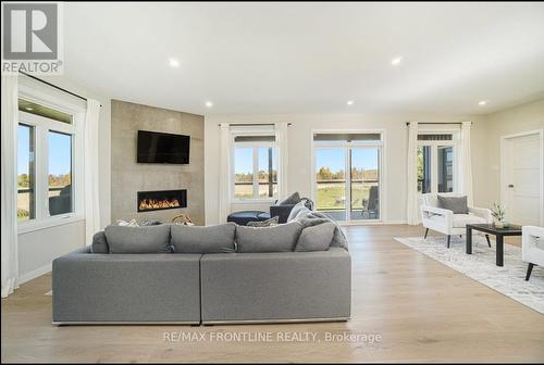 462 Althorpe Road E, Tay Valley, ON - Indoor Photo Showing Living Room With Fireplace