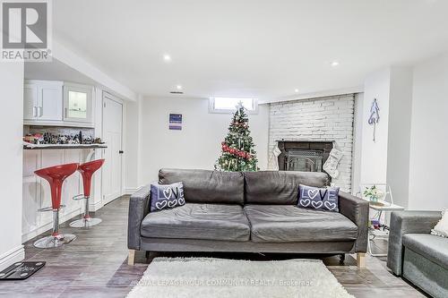 Lower - 8 David Gohn Circle, Markham, ON - Indoor Photo Showing Living Room With Fireplace