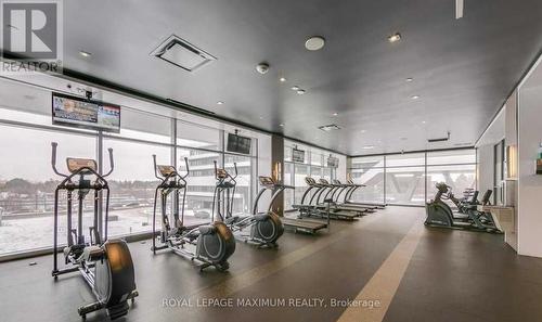 702 - 33 Shore Breeze Drive, Toronto, ON - Indoor Photo Showing Gym Room