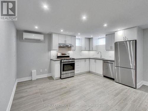 Apt #4 - 115 Wallace Avenue, Toronto, ON - Indoor Photo Showing Kitchen With Stainless Steel Kitchen