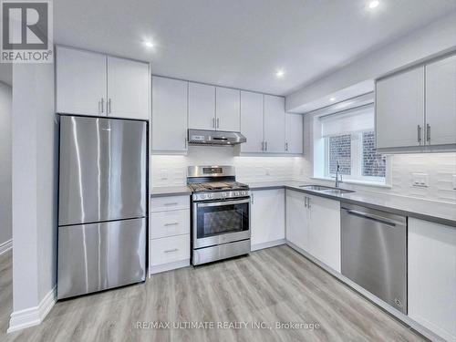 Apt #1 - 115 Wallace Avenue, Toronto, ON - Indoor Photo Showing Kitchen With Stainless Steel Kitchen