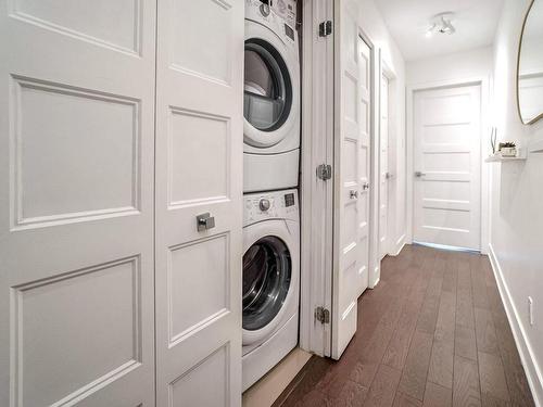 Passageway - 201-182 Rue Bourget, Montréal (Le Sud-Ouest), QC - Indoor Photo Showing Laundry Room