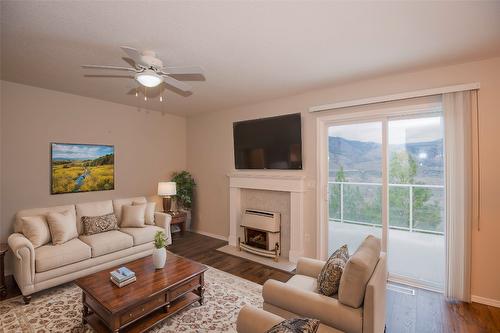 4791 Uplands Drive, Kamloops, BC - Indoor Photo Showing Living Room With Fireplace