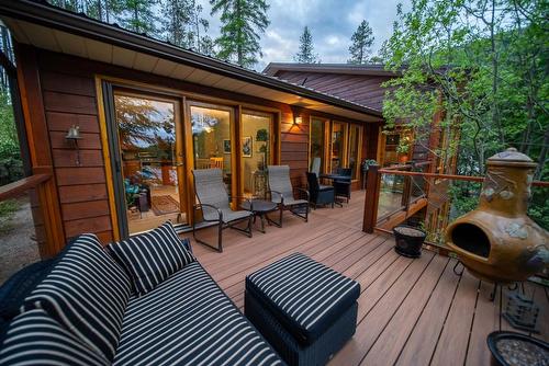 3023 Westside Road, Moyie, BC - Outdoor With Deck Patio Veranda With Exterior