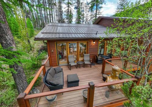 3023 Westside Road, Moyie, BC - Outdoor With Deck Patio Veranda With Exterior