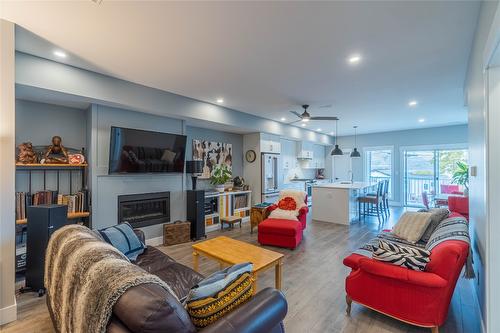 6519 Savona Access Road, Kamloops, BC - Indoor Photo Showing Living Room With Fireplace