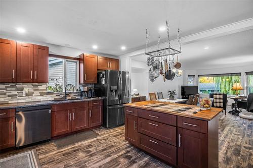 220 Lakeshore Drive, Chase, BC - Indoor Photo Showing Kitchen With Double Sink