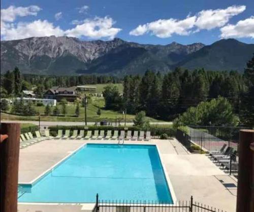 138-4868 Riverview Drive, Edgewater, BC - Outdoor With In Ground Pool With View