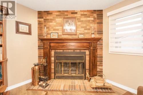 66 Acadian Heights, Brampton, ON - Indoor Photo Showing Living Room With Fireplace