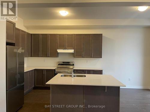 3173 Blazing Star Avenue, Pickering, ON - Indoor Photo Showing Kitchen With Double Sink