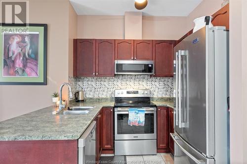 4500 Ypres Unit# 311, Windsor, ON - Indoor Photo Showing Kitchen With Double Sink With Upgraded Kitchen