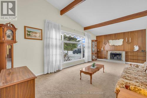 29 Lipstan Avenue, Ottawa, ON - Indoor Photo Showing Living Room With Fireplace