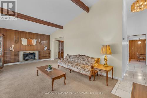 29 Lipstan Avenue, Ottawa, ON - Indoor Photo Showing Living Room With Fireplace