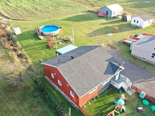 Photo aÃ©rienne - 190A 4E Rang, Mont-Carmel, QC - Outdoor With Above Ground Pool With View