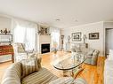 Salon - 407-3100 Boul. Notre-Dame, Laval (Chomedey), QC  - Indoor Photo Showing Living Room With Fireplace 