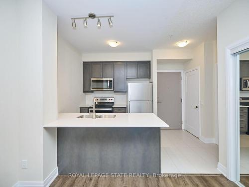 347-16 Concord Pl, Grimsby, ON - Indoor Photo Showing Kitchen With Double Sink