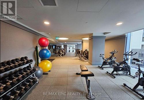 2308 - 188 Cumberland Street, Toronto, ON - Indoor Photo Showing Gym Room