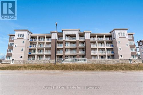 302 - 17 Spooner Crescent, Collingwood, ON - Outdoor With Balcony With Facade