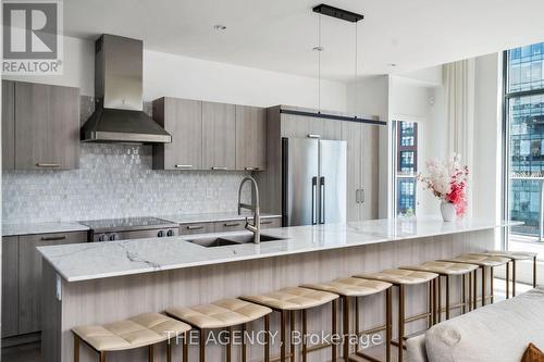 Ph01 - 650 King Street W, Toronto, ON - Indoor Photo Showing Kitchen With Upgraded Kitchen