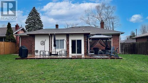 116 Churchill Street, Chatham, ON - Outdoor With Deck Patio Veranda