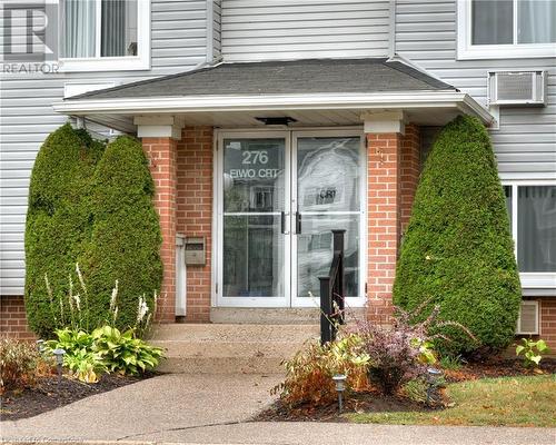 View of entrance to property - 276 Eiwo Court Unit# 105, Waterloo, ON - Outdoor