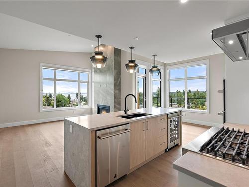 103-2520 Hackett Cres, Central Saanich, BC - Indoor Photo Showing Kitchen With Double Sink