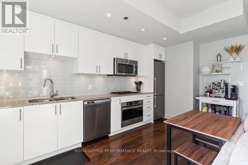 419 - 7 Marquette Avenue, Ottawa, ON - Indoor Photo Showing Kitchen With Stainless Steel Kitchen With Double Sink With Upgraded Kitchen