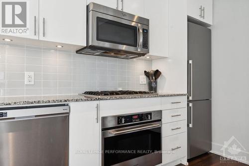 419 - 7 Marquette Avenue, Ottawa, ON - Indoor Photo Showing Kitchen With Stainless Steel Kitchen With Upgraded Kitchen