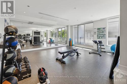 419 - 7 Marquette Avenue, Ottawa, ON - Indoor Photo Showing Gym Room