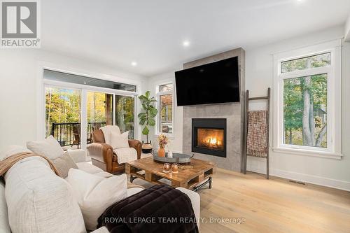 101 Brookberry Crescent, North Grenville, ON - Indoor Photo Showing Living Room With Fireplace