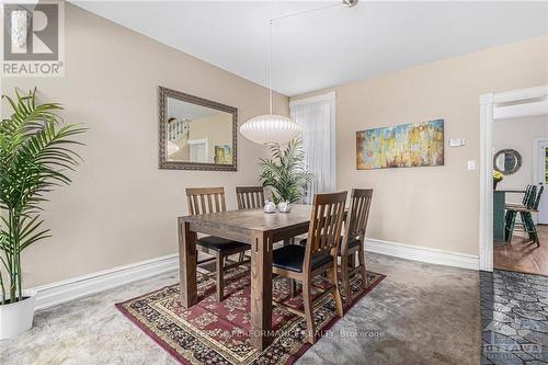 203 St Patrick Street, Ottawa, ON - Indoor Photo Showing Dining Room