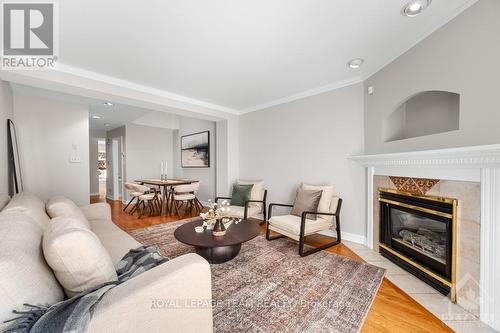 393 Mackay Street, Ottawa, ON - Indoor Photo Showing Living Room With Fireplace