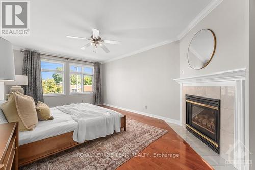 393 Mackay Street, Ottawa, ON - Indoor Photo Showing Bedroom With Fireplace