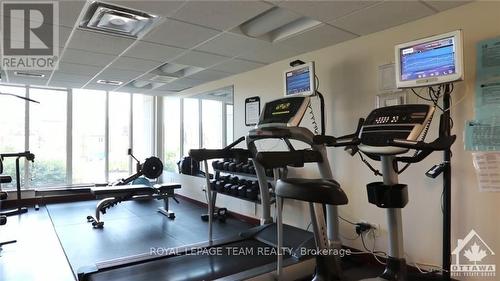 2204 - 234 Rideau Street, Ottawa, ON - Indoor Photo Showing Gym Room