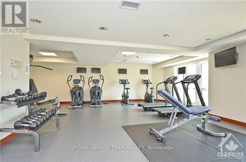 2204 - 234 Rideau Street, Ottawa, ON - Indoor Photo Showing Gym Room