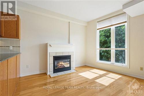 305 - 6 Grove Avenue, Ottawa, ON - Indoor Photo Showing Living Room With Fireplace