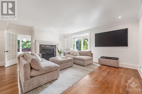 1344 Lisgar Road, Ottawa, ON - Indoor Photo Showing Living Room With Fireplace