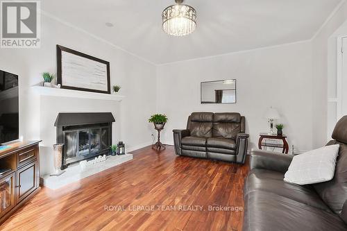 1901 Montereau Avenue, Ottawa, ON - Indoor Photo Showing Living Room With Fireplace