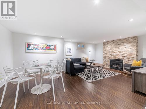 43 Lankin Boulevard, Toronto, ON - Indoor With Fireplace