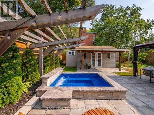 43 Lankin Boulevard, Toronto, ON - Outdoor With In Ground Pool With Exterior