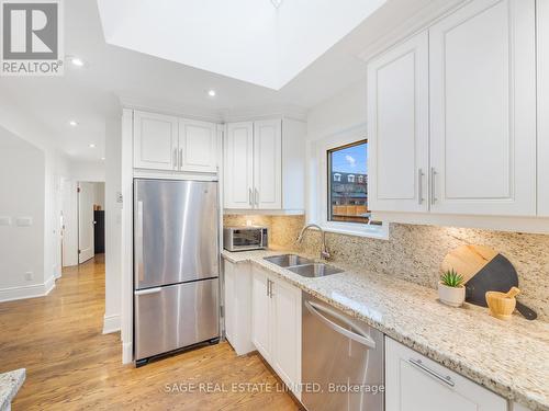 43 Lankin Boulevard, Toronto, ON - Indoor Photo Showing Kitchen With Stainless Steel Kitchen With Double Sink